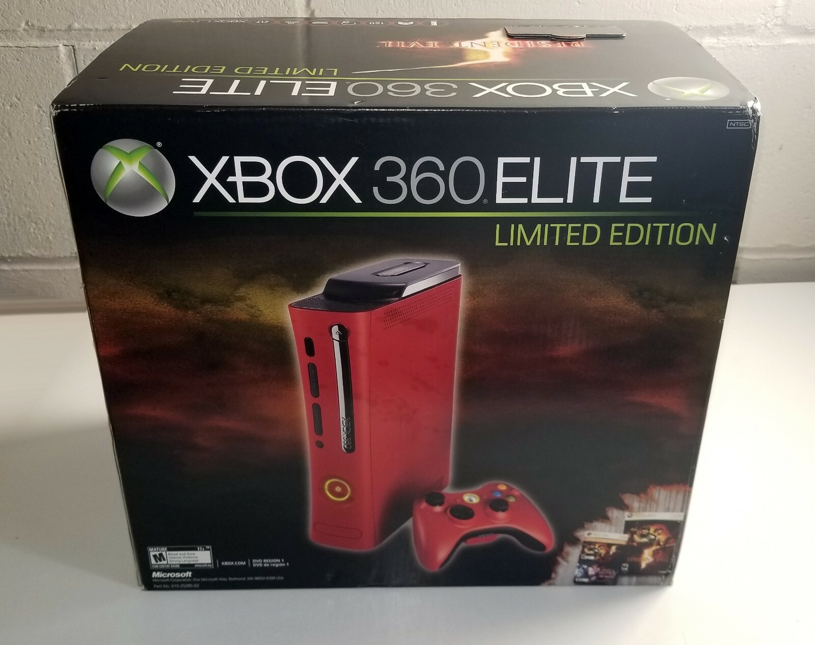 Resident Evil 5 Limited Edition Microsoft Xbox 360 Red Elite 120GB NTSC USA