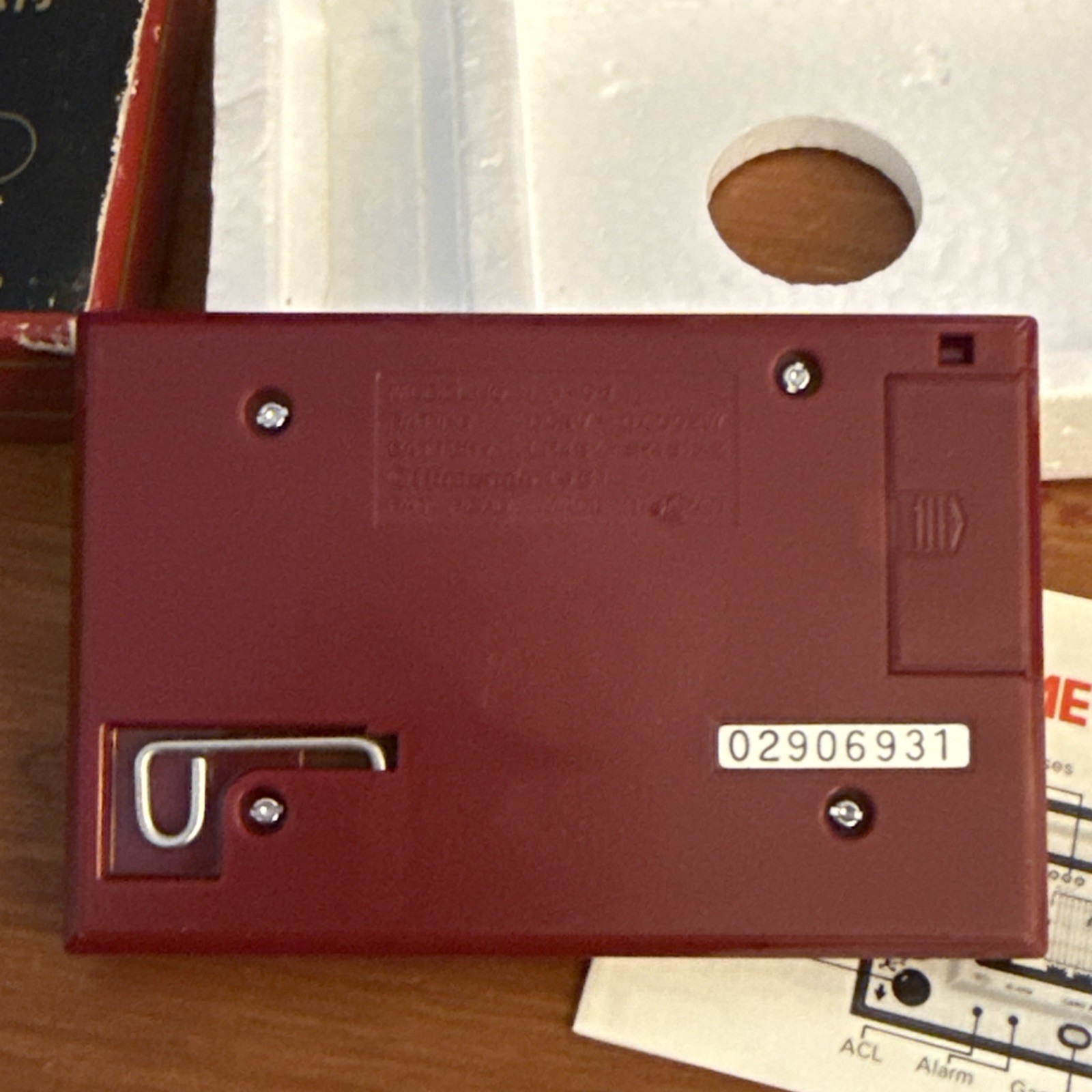 Nintendo Game & Watch LION LN-08 Gold Series 1981 With Box Working