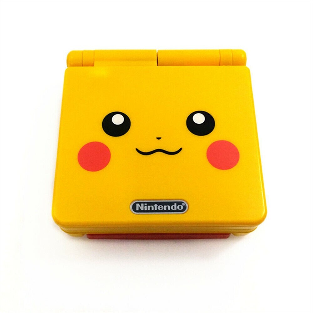 Nintendo Game Boy Advance SP System GBA SP IPS LCD Backlight Pokemon PIKACHU