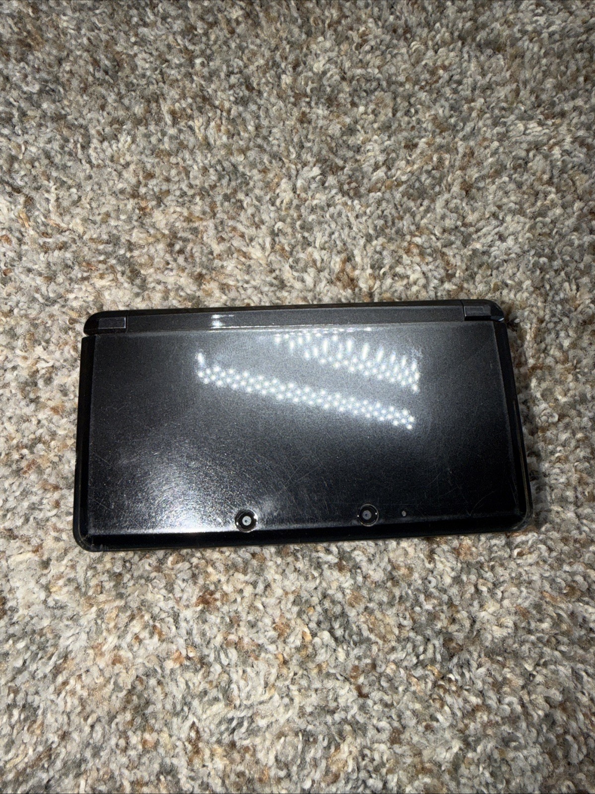 Nintendo 3DS CTR-001 Black Console Handheld For Parts As Is powers on