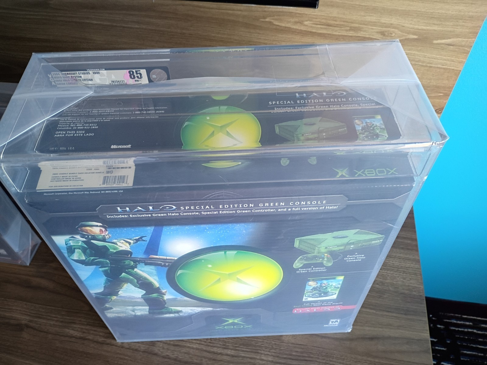 Microsoft XBOX Halo Special Edition Green Console System New 2001 Sealed VGA 85
