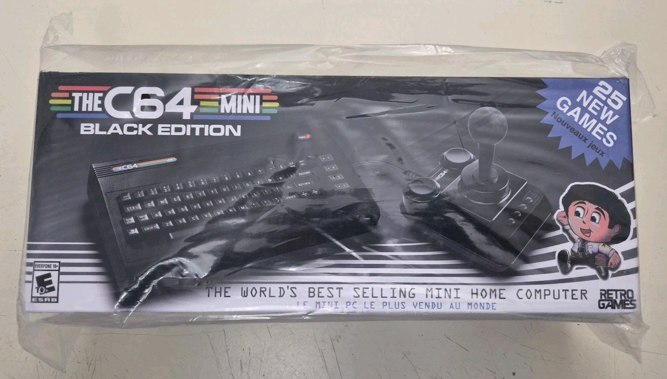 The C64 Mini Black Edition – Brand New – Ships Immediately
