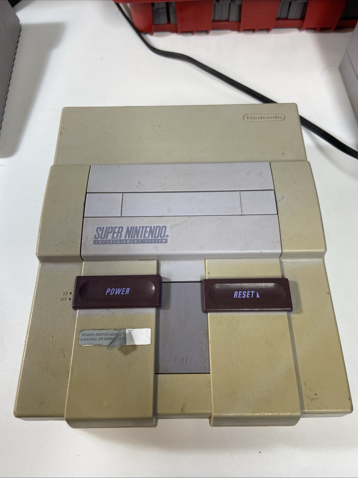 Nintendo SNES Home Console NO CORDS/CONTROLLER
