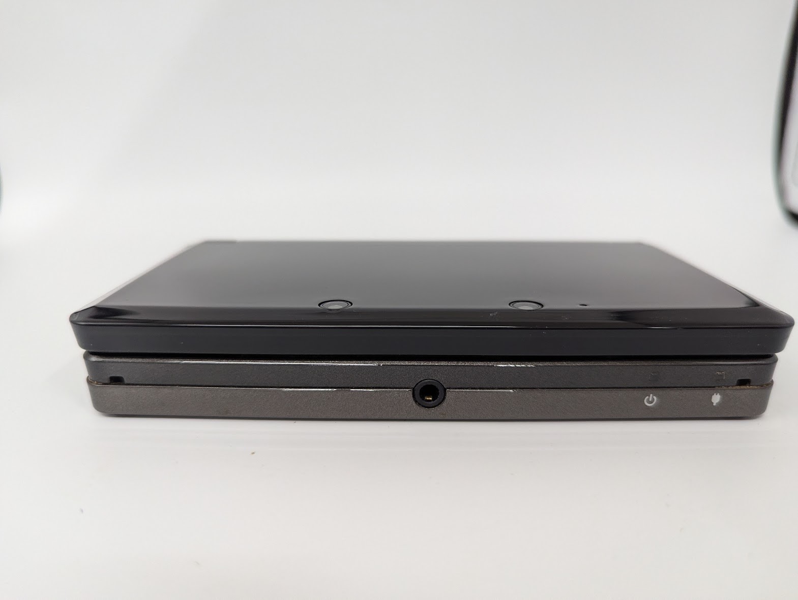 B7125 Nintendo 3DS console Cosmo Black Japan w/ pen box adapter manual fx