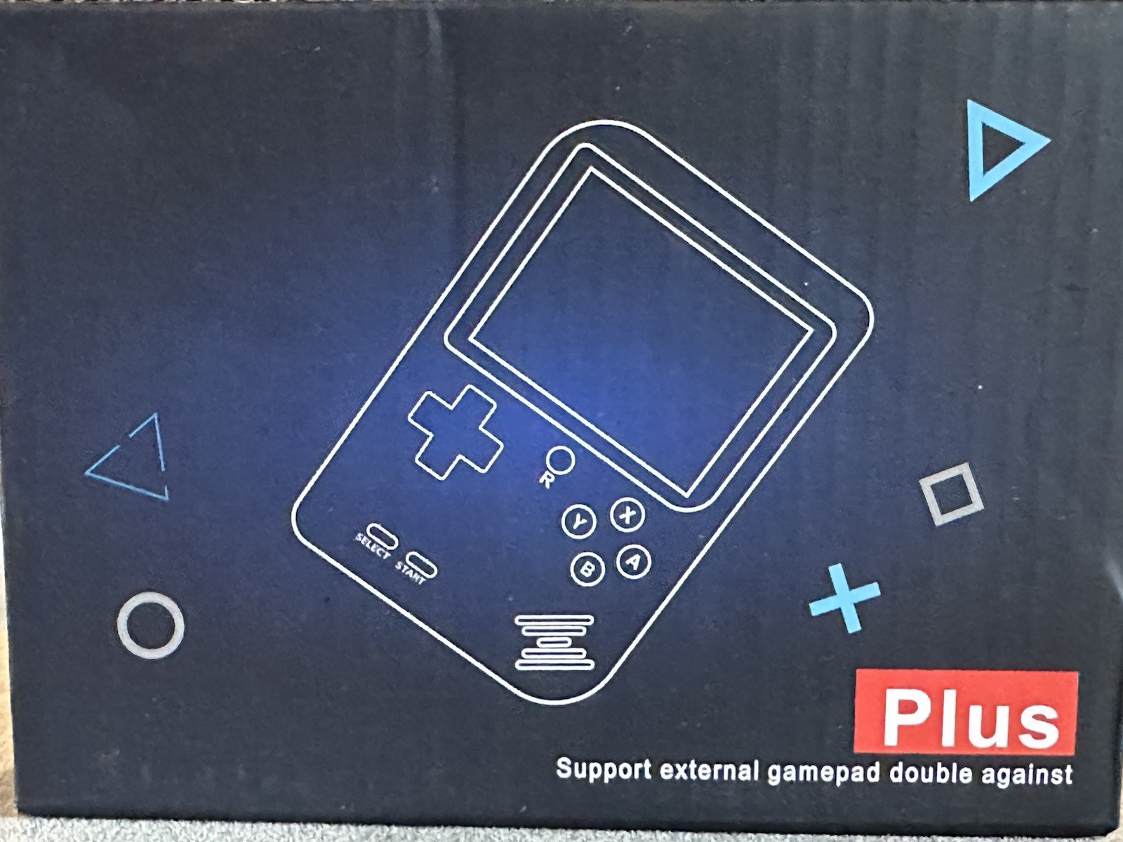 Plus Yellow Handheld Game Console with TV Out, USB-A, External Gamepad Support