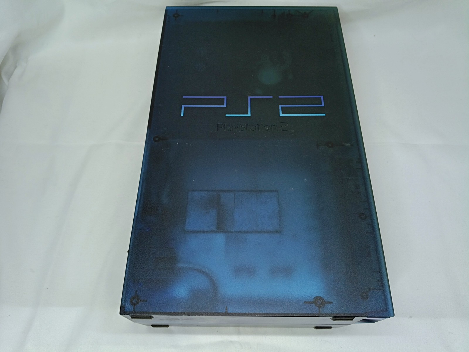 PS2 Ocean Blue Console Controller set Playstation2 NTSC-J Japan Tested