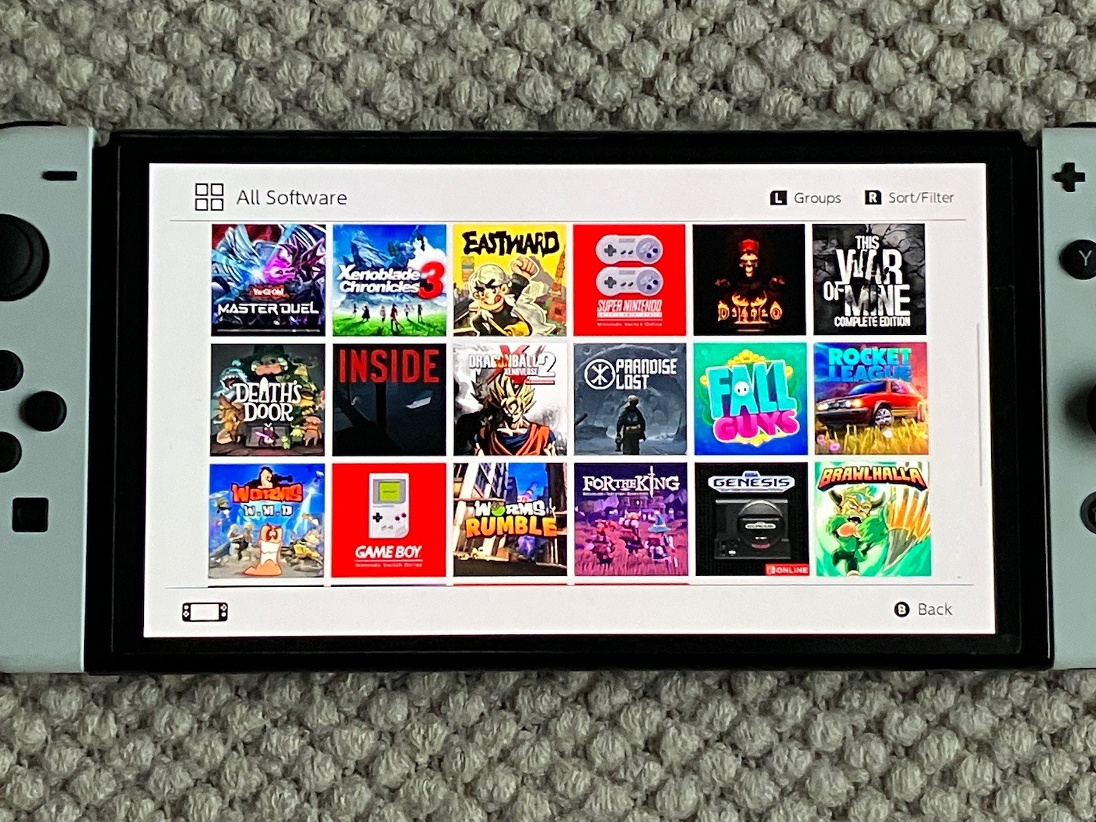 Nintendo Switch OLED with Pro Controller, Dock, Charger, Games, Bundle + Extras