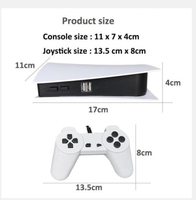 GS5 Retro Game Console – 200 Built-In Classic Games (New)