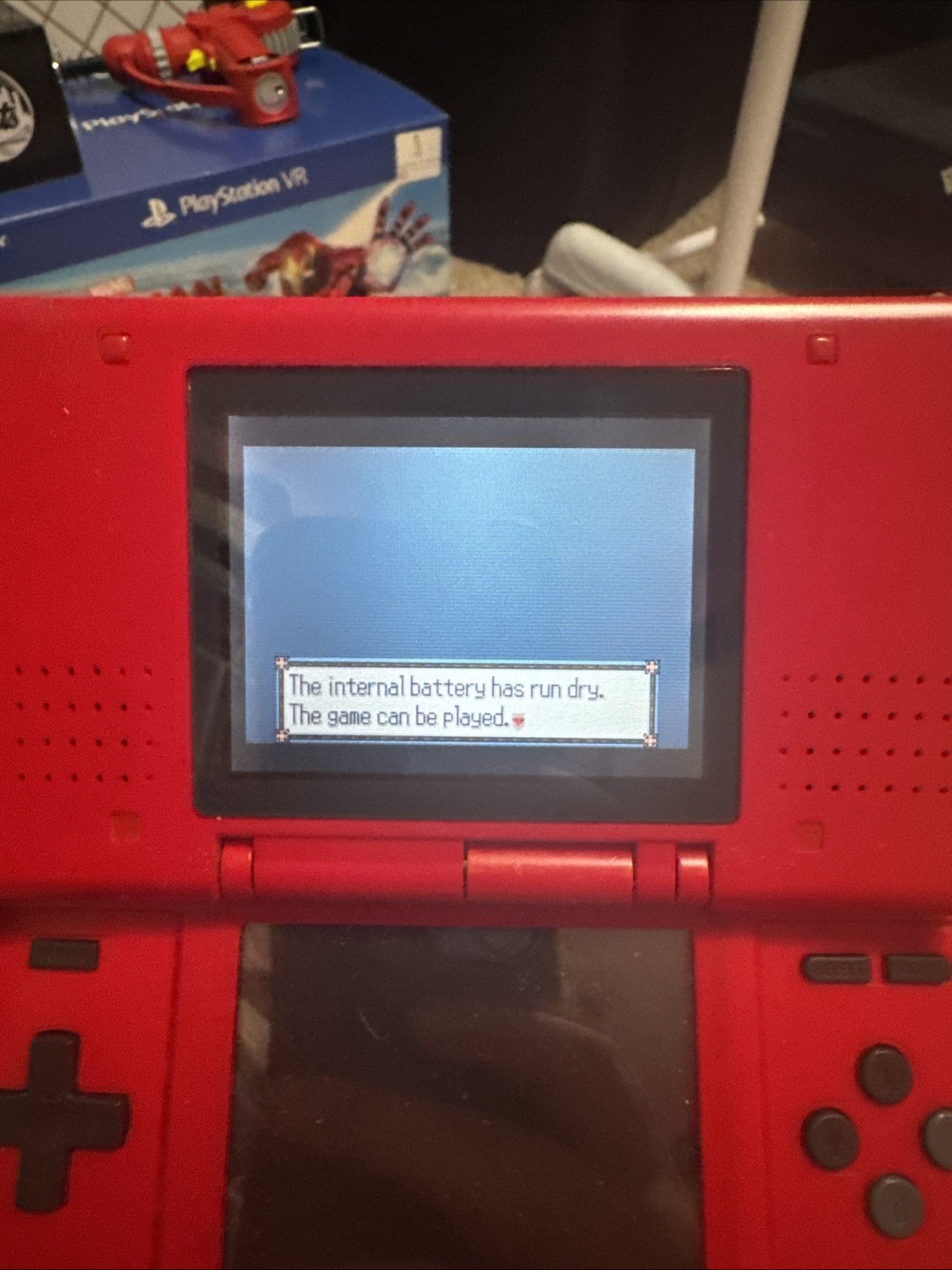 Nintendo DS Original Lava Red bundle including POKEMON RUBY OG GBA EDITION