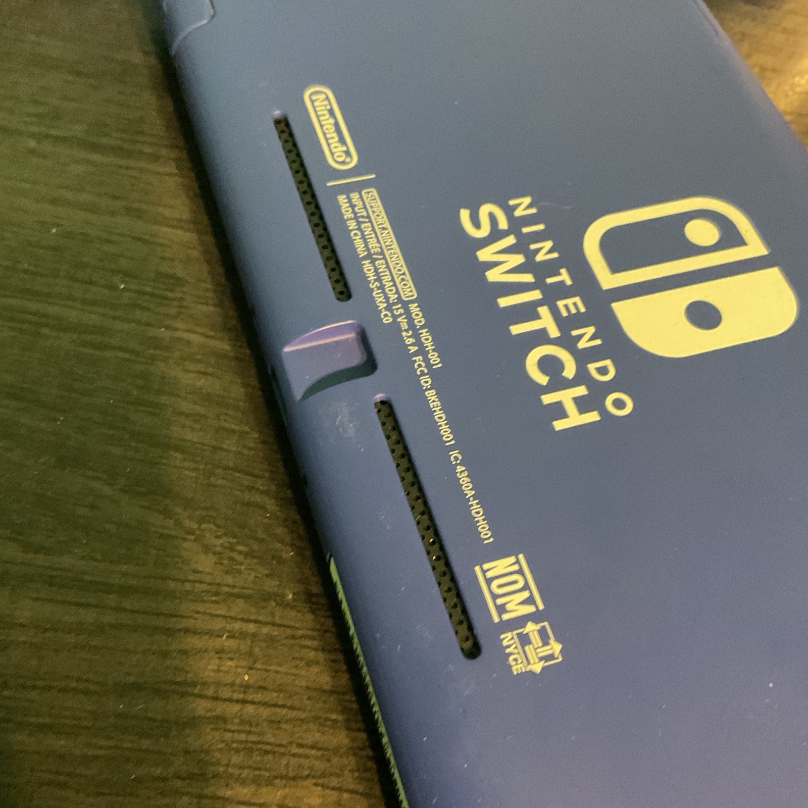 Nintendo Switch Lite Blue Handheld Console 32GB 720p Wi‑Fi USB‑C HDH-001
