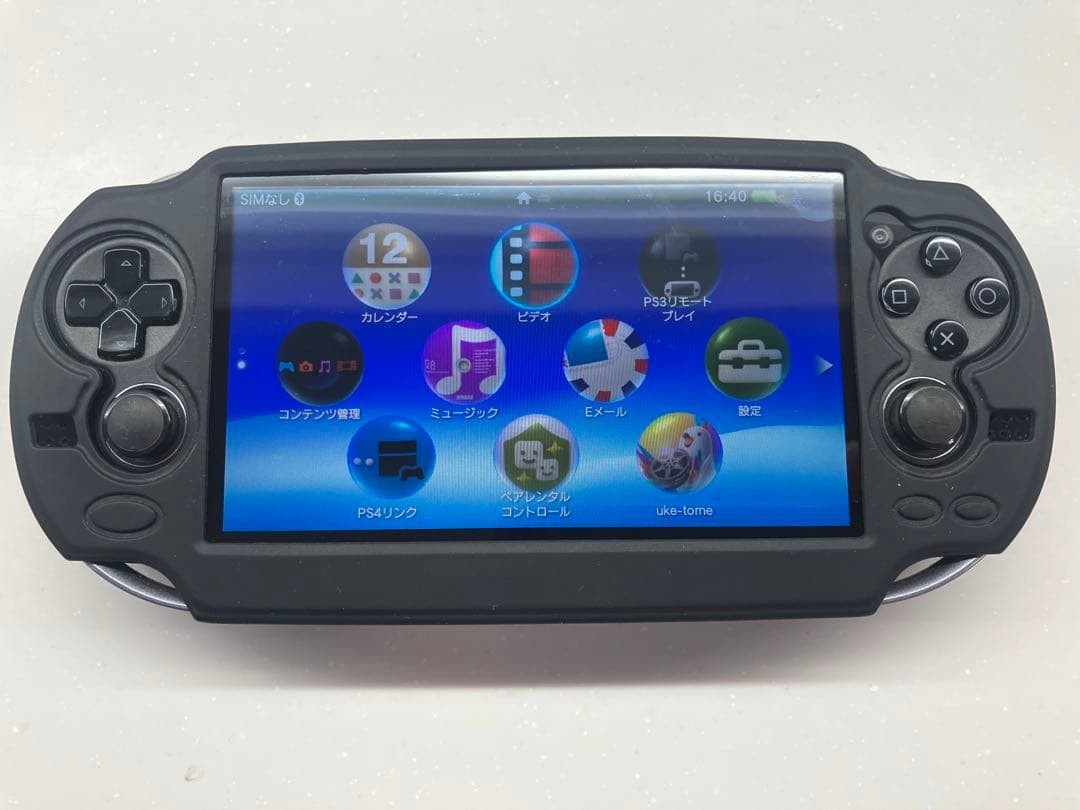 PSVITA Ps Vita Pch-1100 Silicone Cover With Memory Card 16Gb Japan