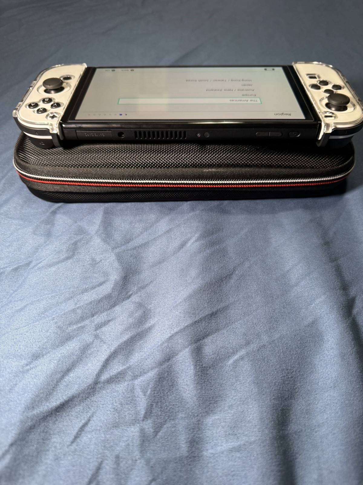 Nintendo Switch OLED Game Console White and Black With 8 Games