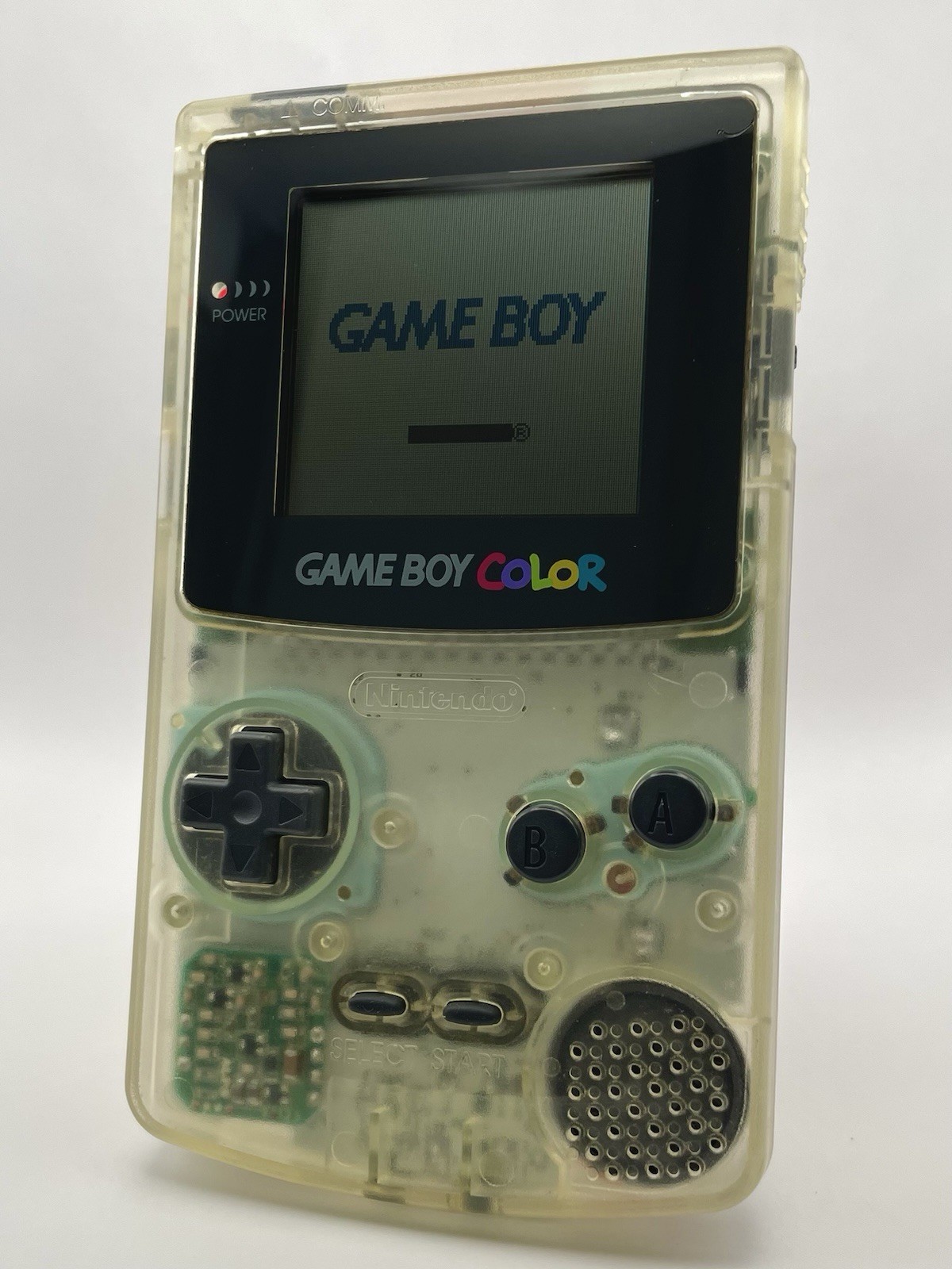 Nintendo Game Boy Color Clear Console Tested New Speaker CGB-001 Authentic Japan