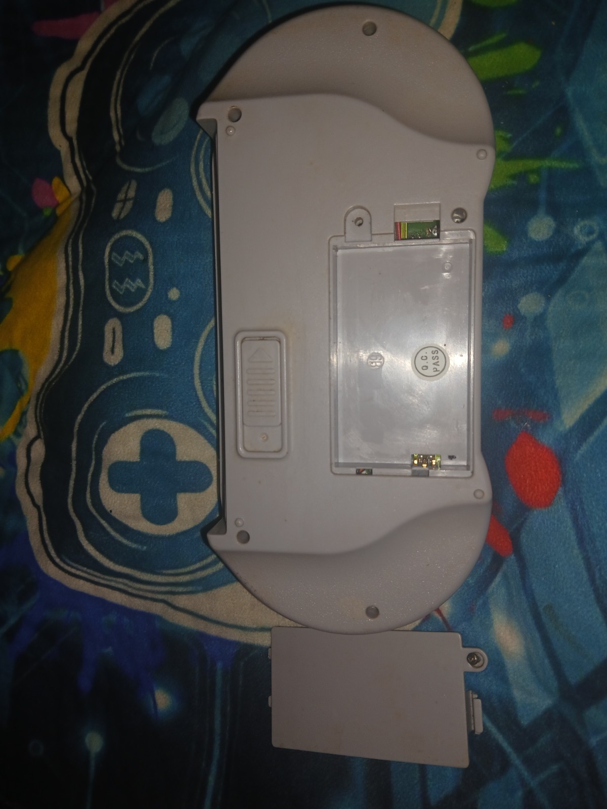 Nintendo SNES SupaBoy Hyperkin in Gray TESTED NO Battery W Madden SNES