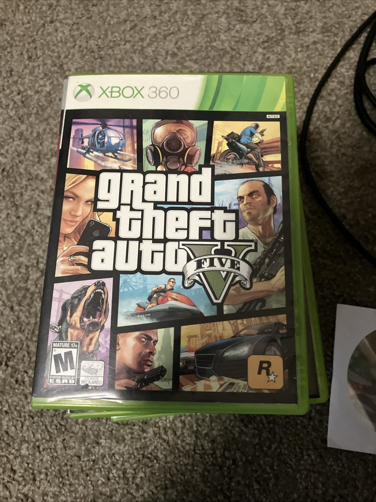 Microsoft Xbox 360 Black Video Game Console with Kinect Sensor and Controller