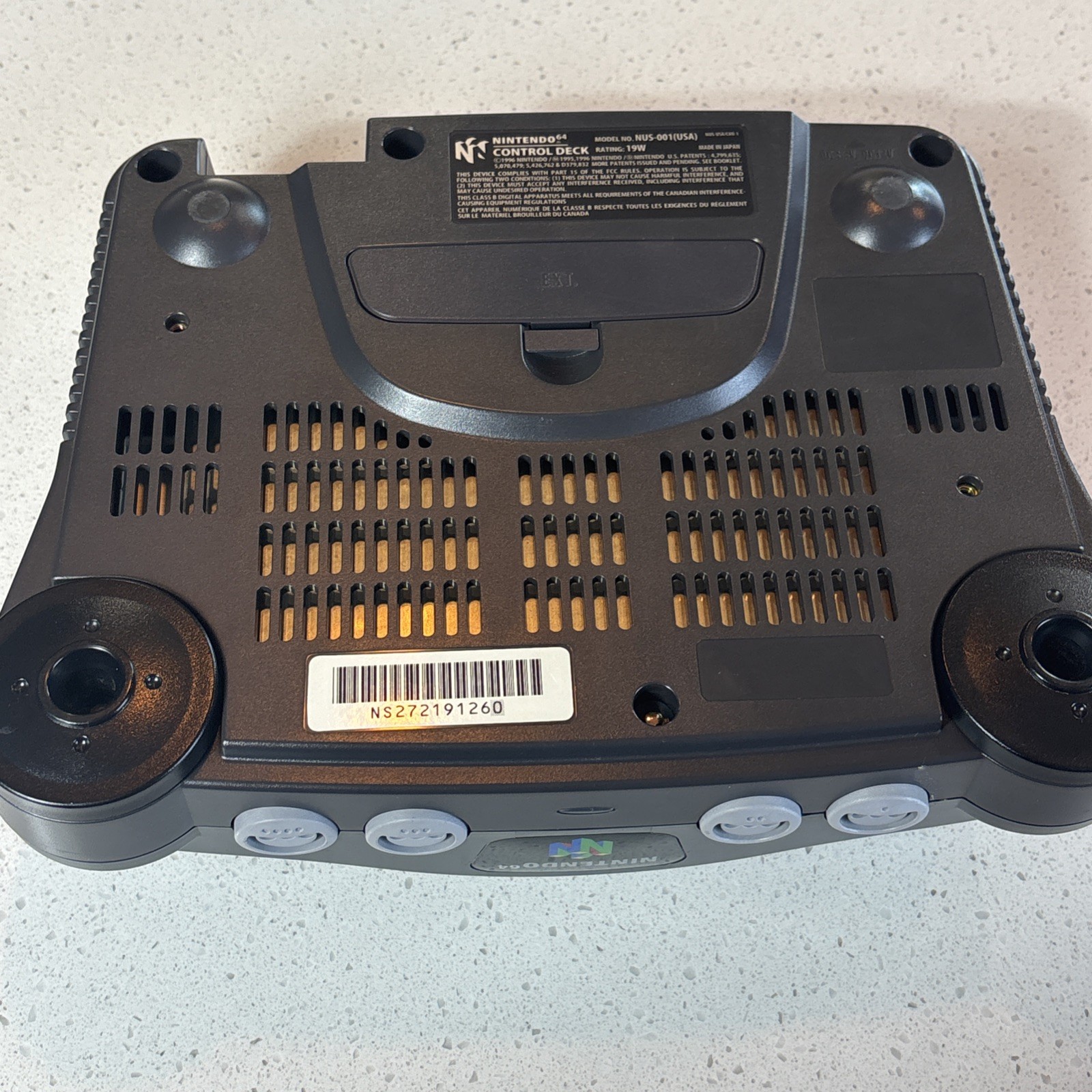 N64 Nintendo 64 Console + ONE CONTROLLER + Cords – pre owned