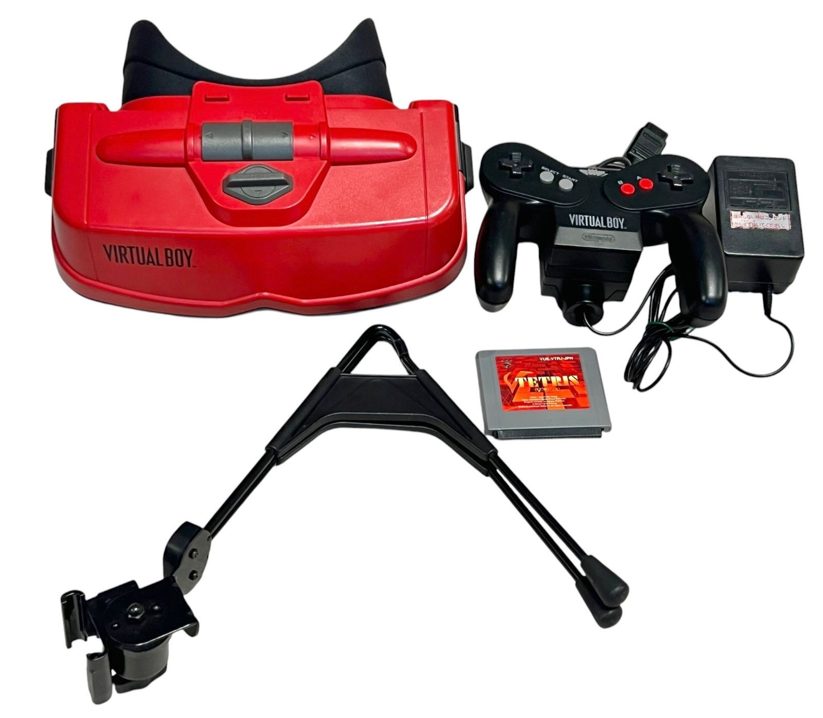Nintendo Virtual Boy Console Japanese w/Accessories Working s2305M