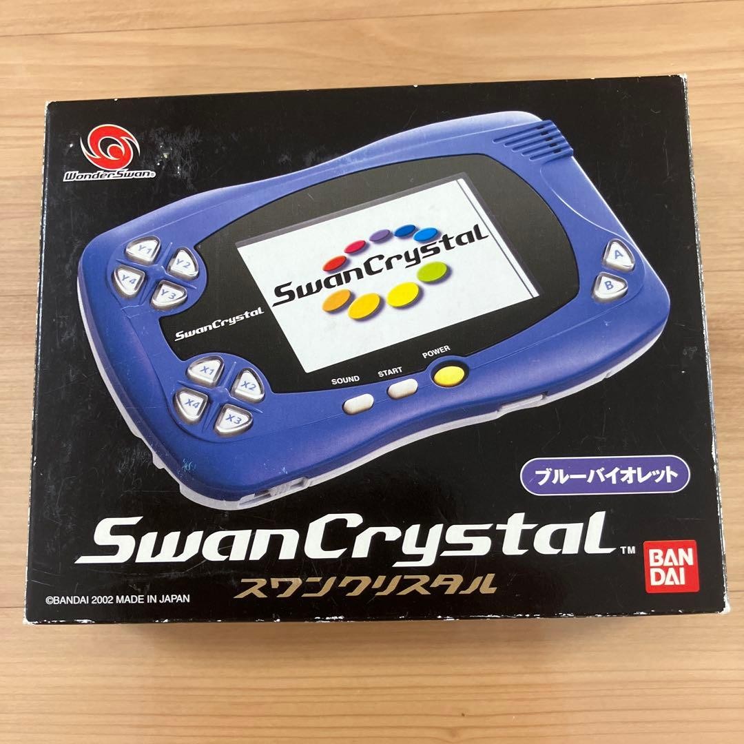 3DS/2DS/DS Wonderswan Swan Crystal With Box Operation Confirmed Blue Viole Japan