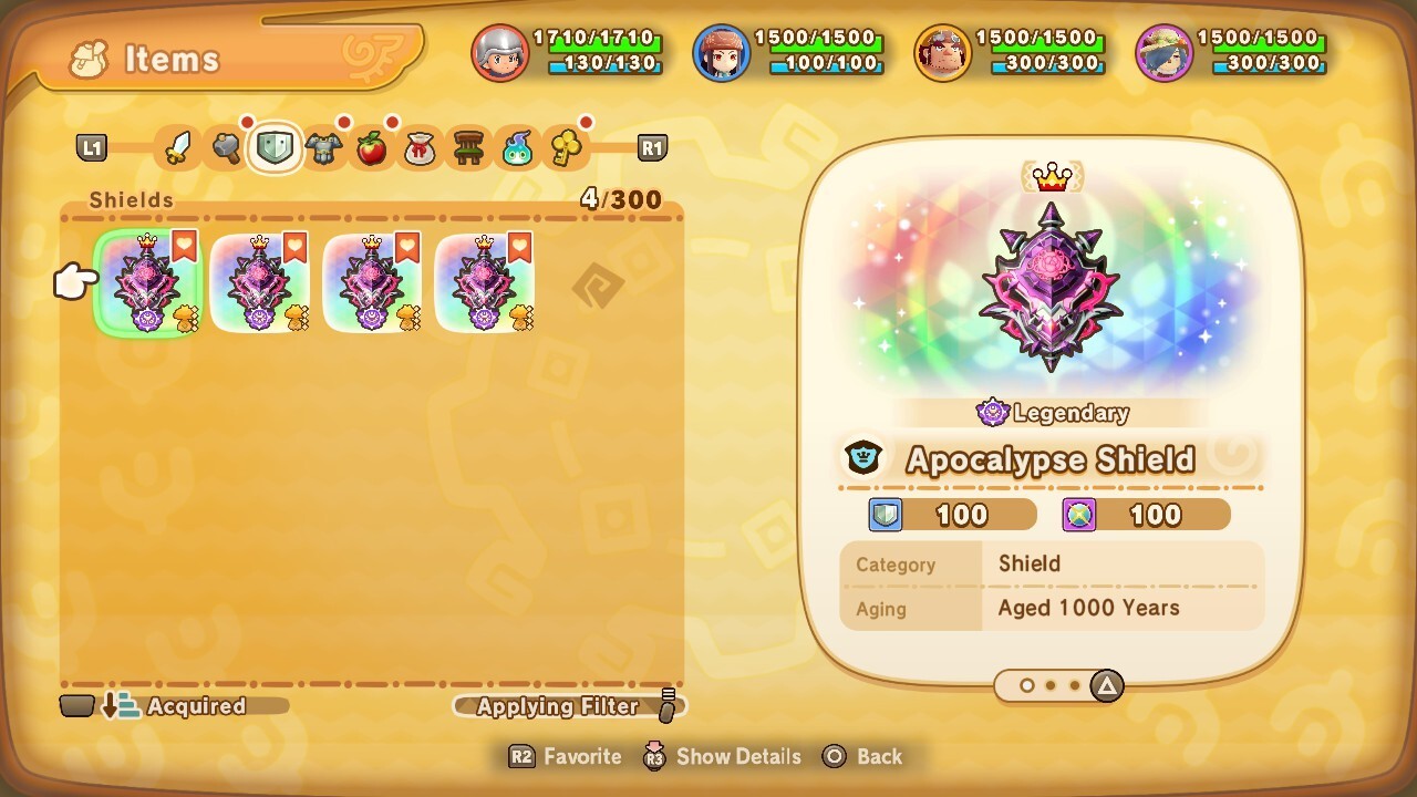 💥 Apocalypse Legendary Set | In-Game 520% Drop Rate Gear | Fantasy Life i