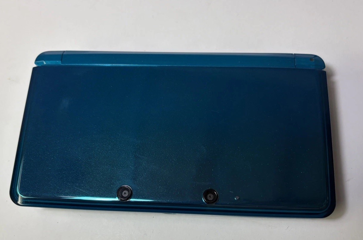 MINT Original Nintendo 3DS Handheld System Aqua Blue Tested Working Console