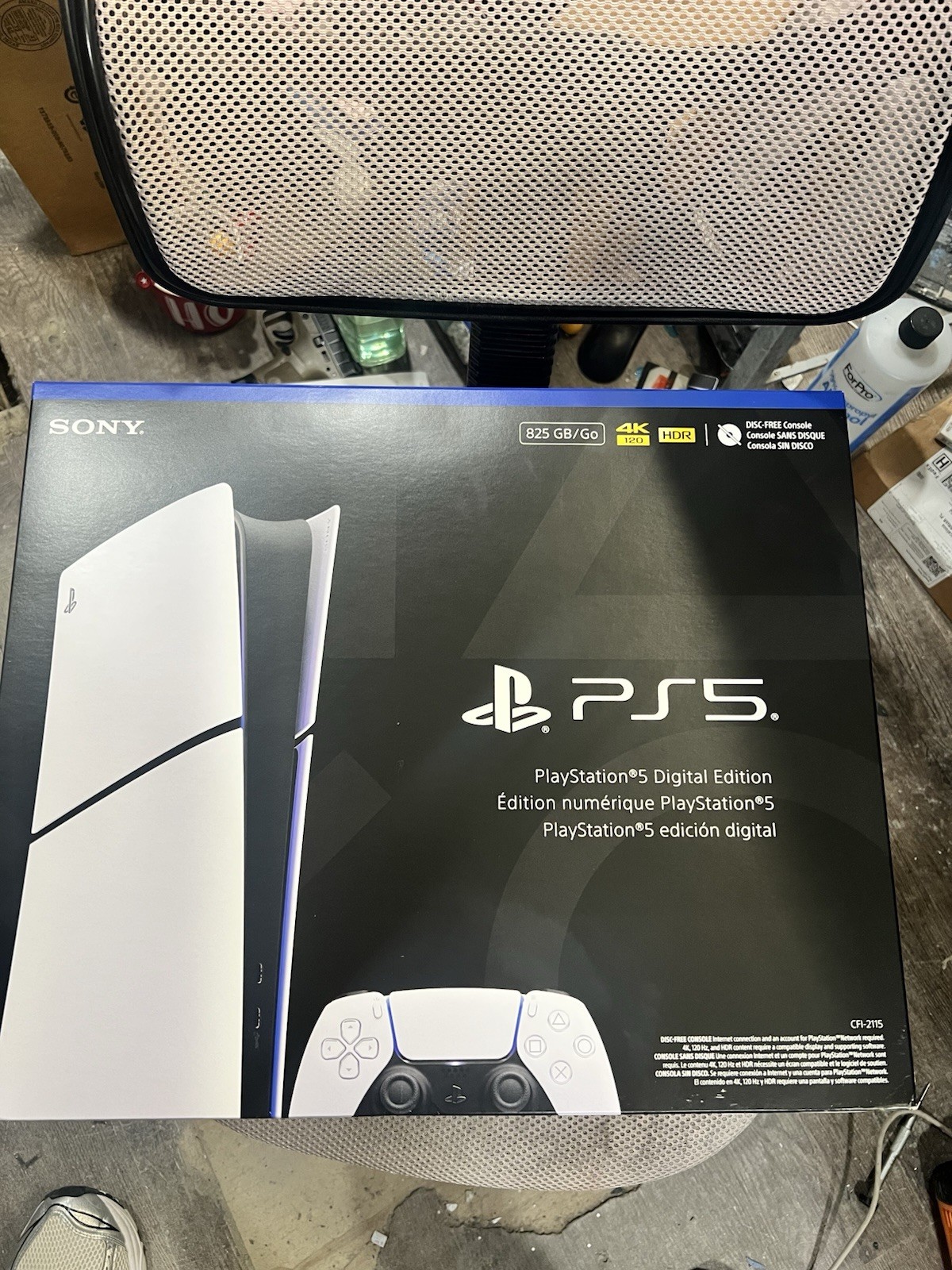 SONY PS5 Slim PlayStation 5 Digital Edition 825GB, CFI-2115