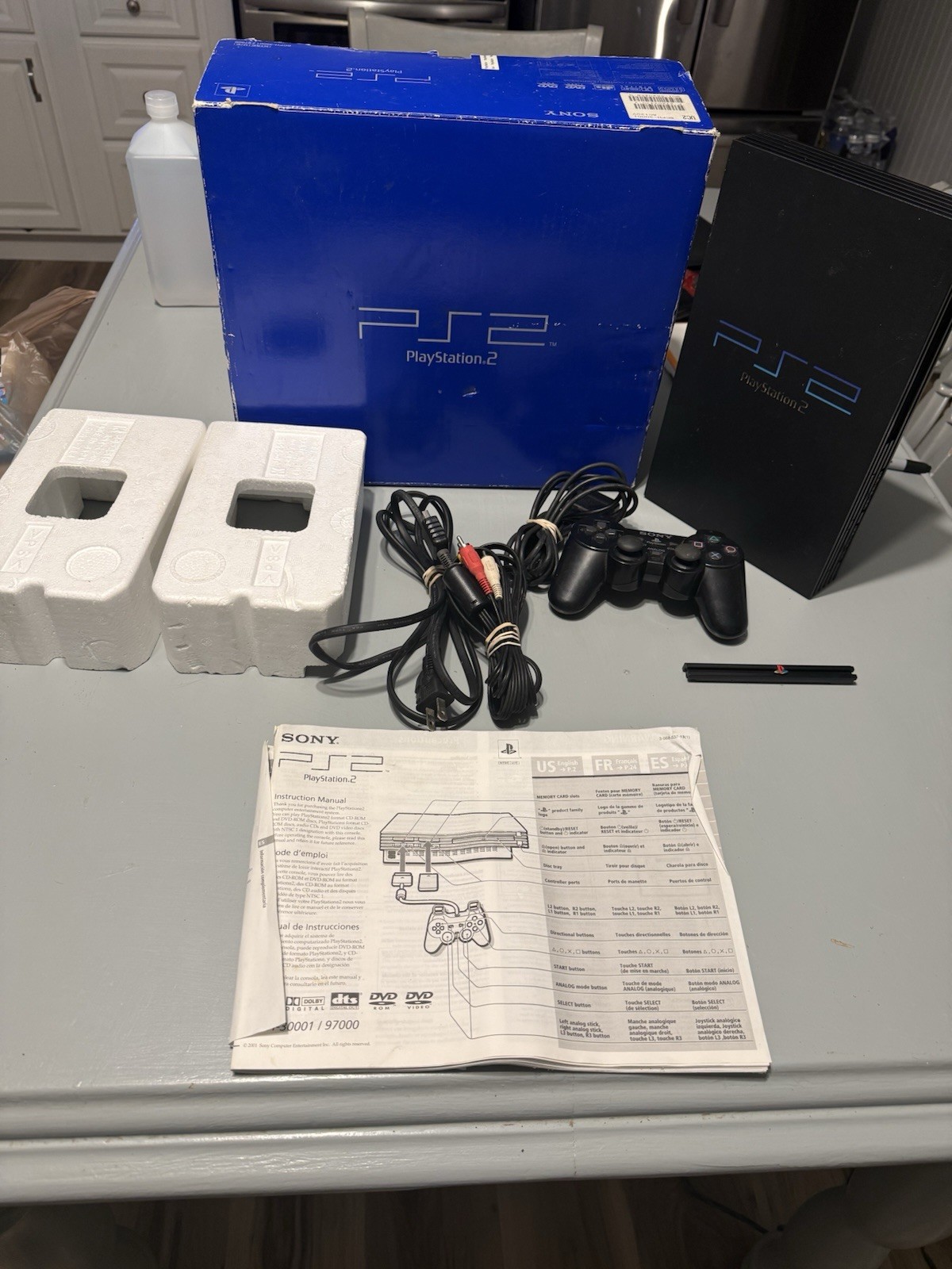 Sony PlayStation 2 Console In Box Tested Working