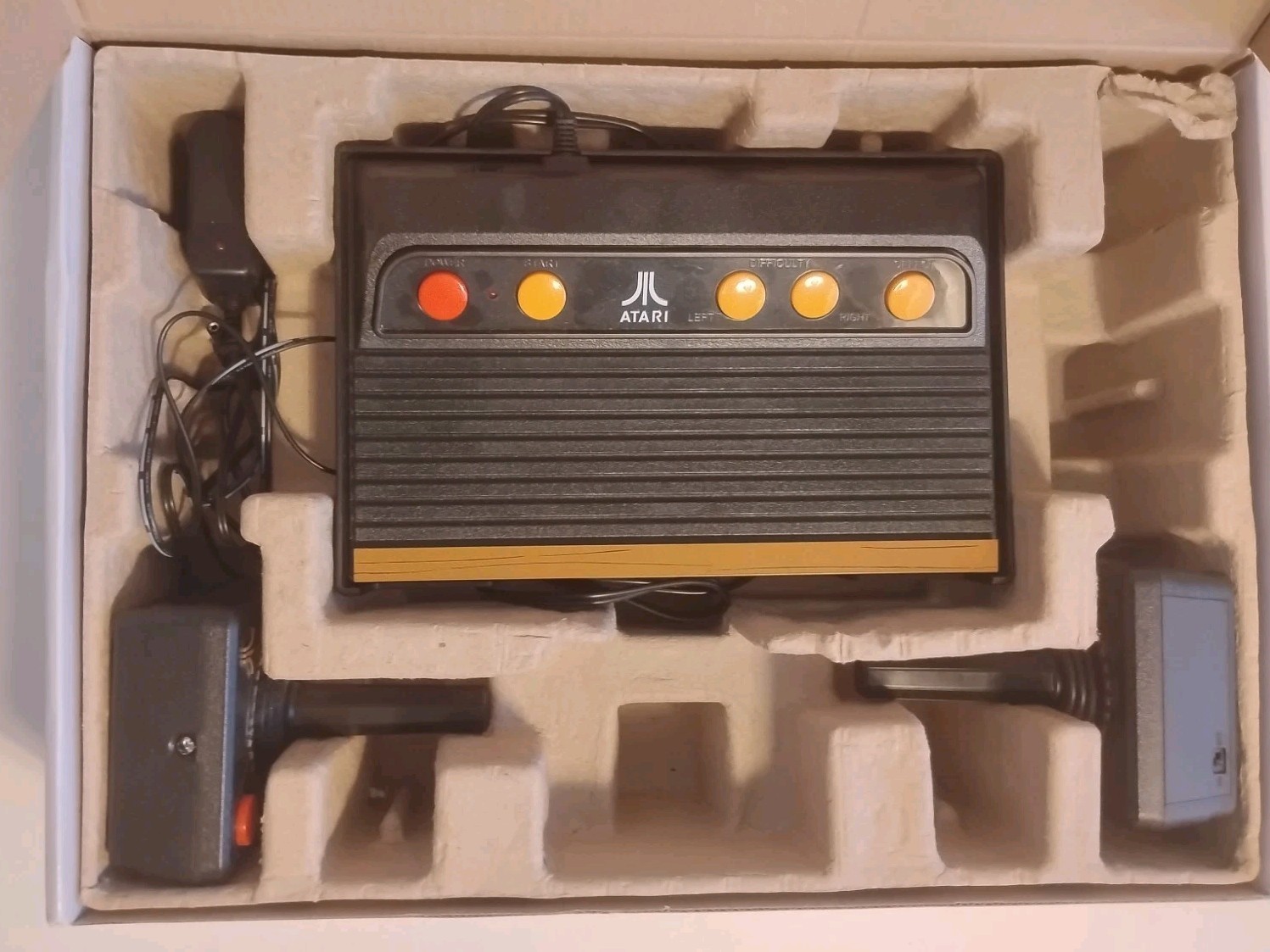 Atari Flashback 4 Classic Game Console W/ 2 Wireless Controllers – Working
