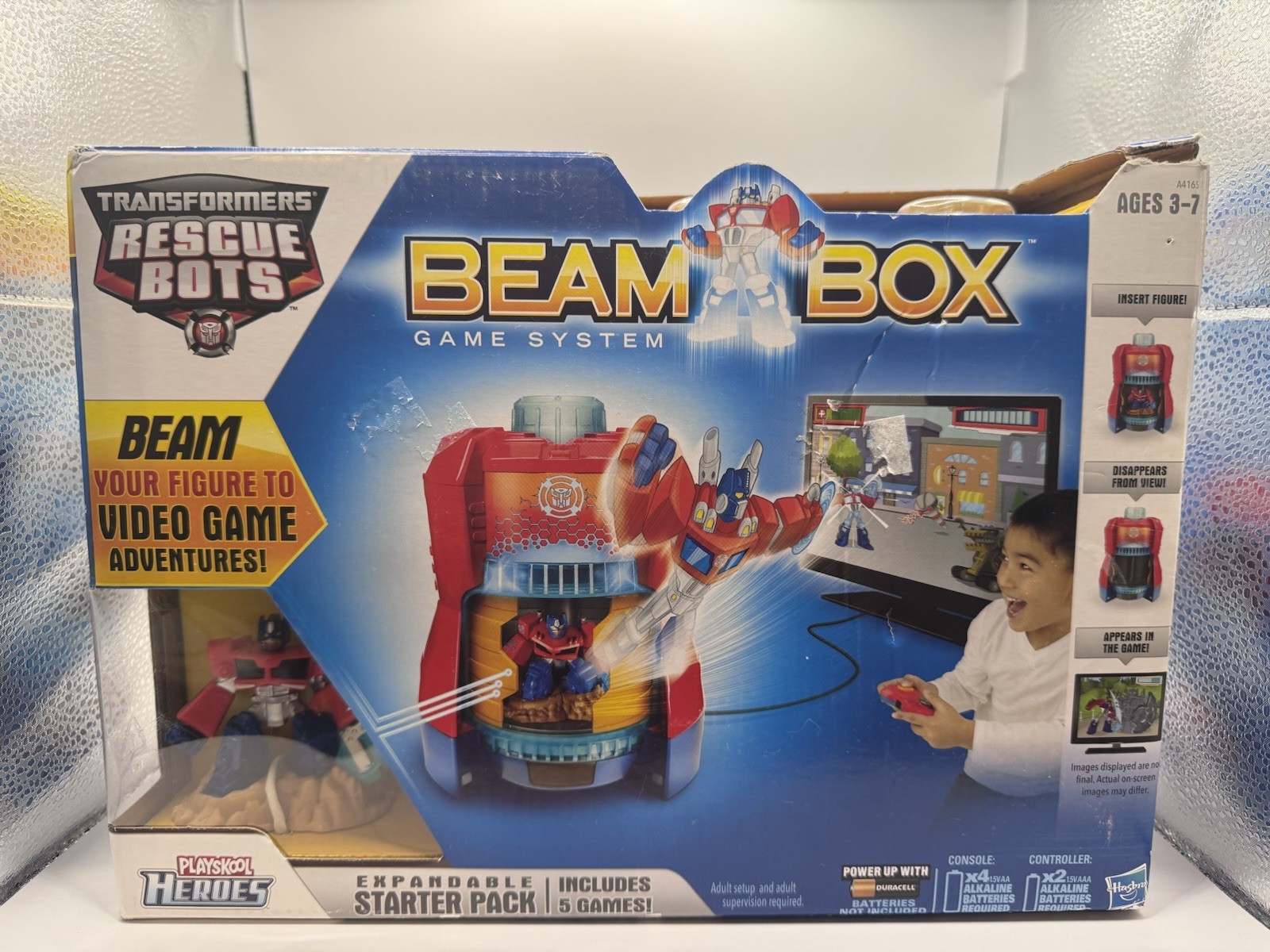 Playskool Heroes Transformers Rescue Bots Beam Box Game System Hasbro 2013