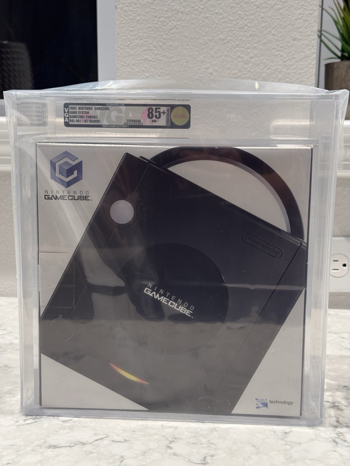 BRAND NEW VGA 85+ NM Black Nintendo GameCube Console GRADED NOT WATA CGC
