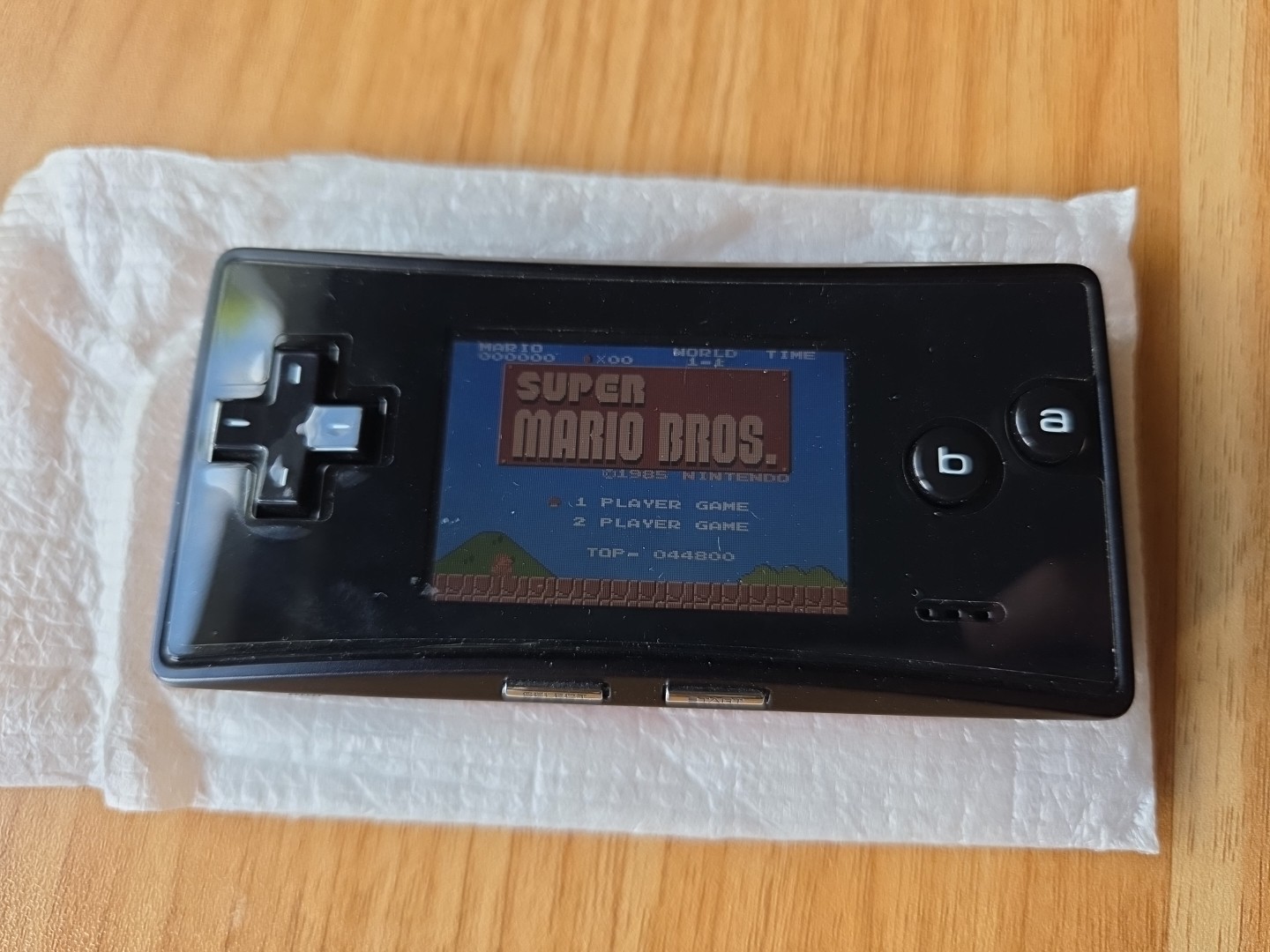 Nintendo Game Boy Micro Black console boxed GREAT Universal US SELLER