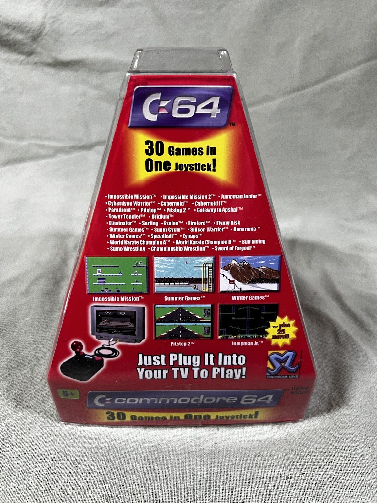 Commodore 64 C64 – 30 Games In One – Plug N Play Joystick