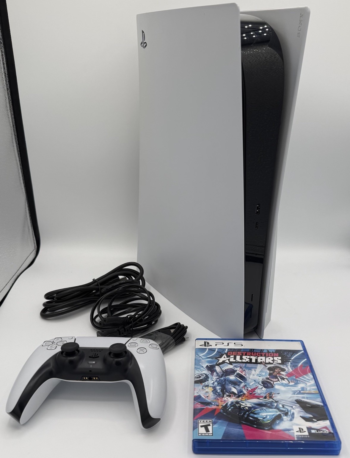 Sony PlayStation 5 Disc PS5 825GB White Console Gaming System CFI-1015A