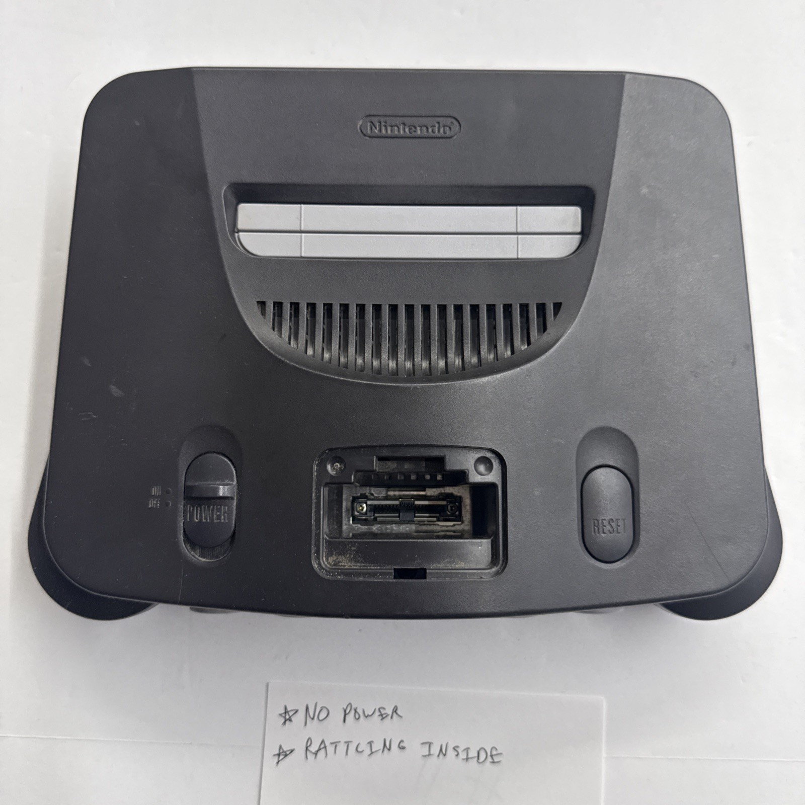 Defective – Nintendo 64 Home Console – Black No Power N64 #11