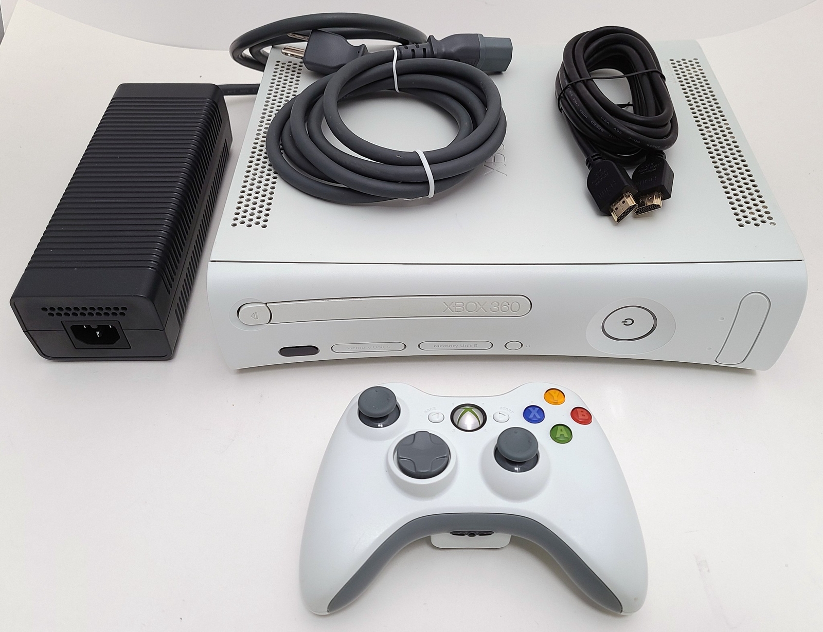 Microsoft Xbox 360 20GB Pro Matte White Video Game Console Gaming System HDMI