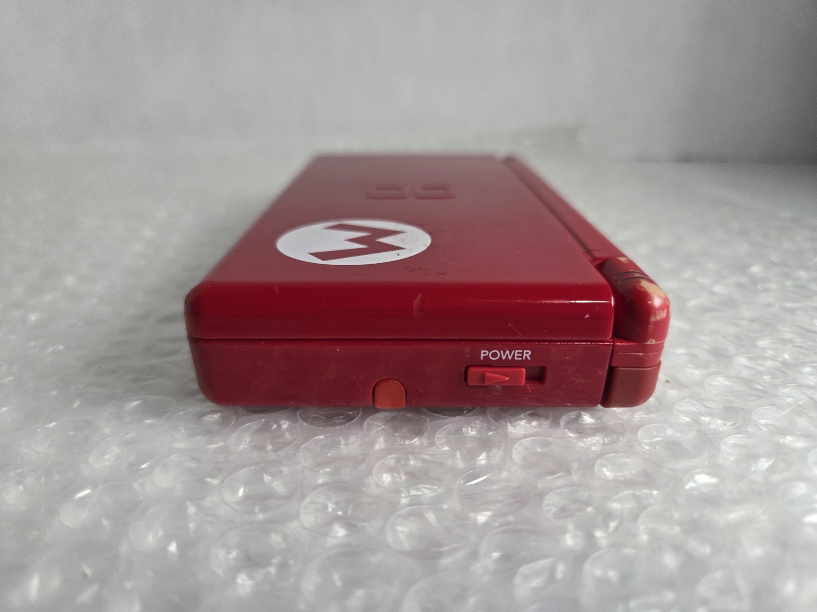 Nintendo DS Lite Red Mario Edition Console Tested Cleaned OEM Charger New Batter