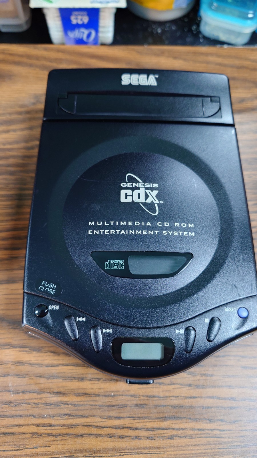 SEGA Genesis CDX Console Black CD-ROM Compatible Headphone Jack NTSC 1994