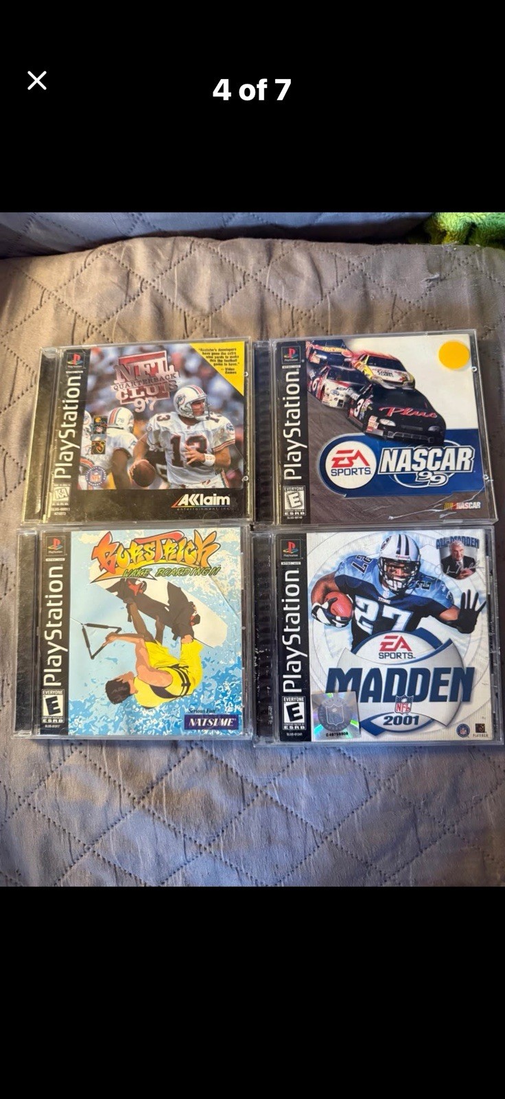 Sony Playstation 1 PS1 console and game bundle lot – 19 games, 2 memory cards.