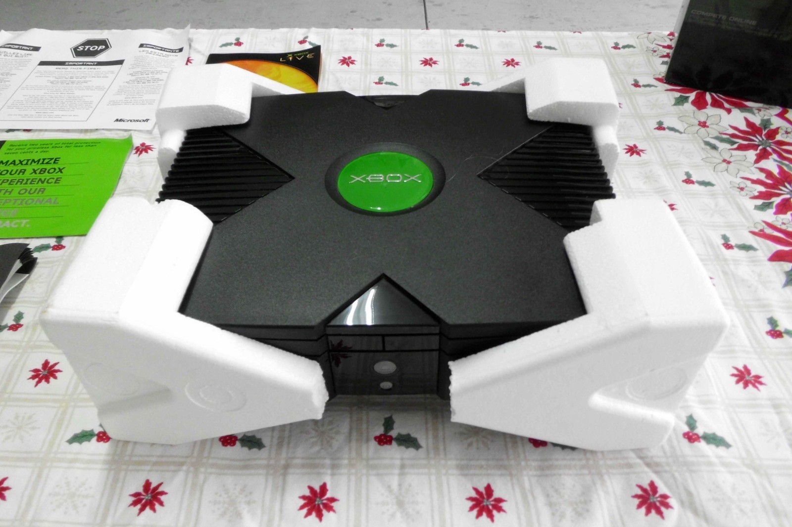 Microsoft Xbox Console with 26+ Games and 2 Controllers. One wireless