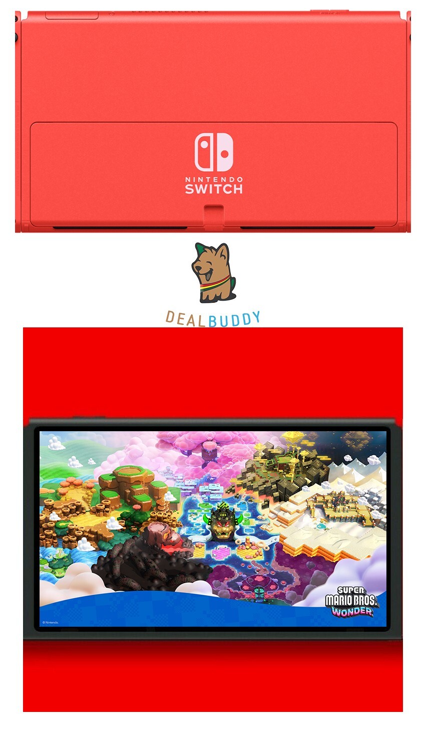 🔥 OLED TABLET ONLY NEW MARIO RED Nintendo Switch Limited Console System 🟥🔥