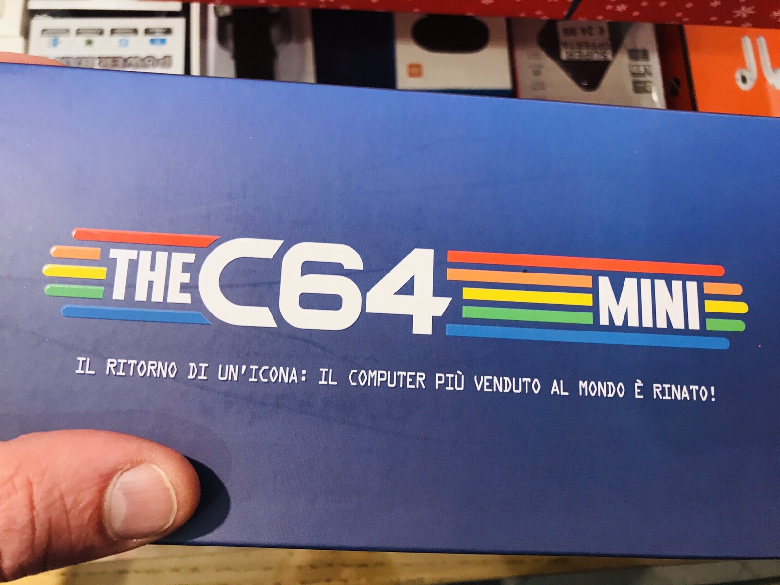 COMMODITY THE C64 MINI WITH 1 JOYSTICK 64 GAMES ALREADY INCLUDED INSTALLED NEW