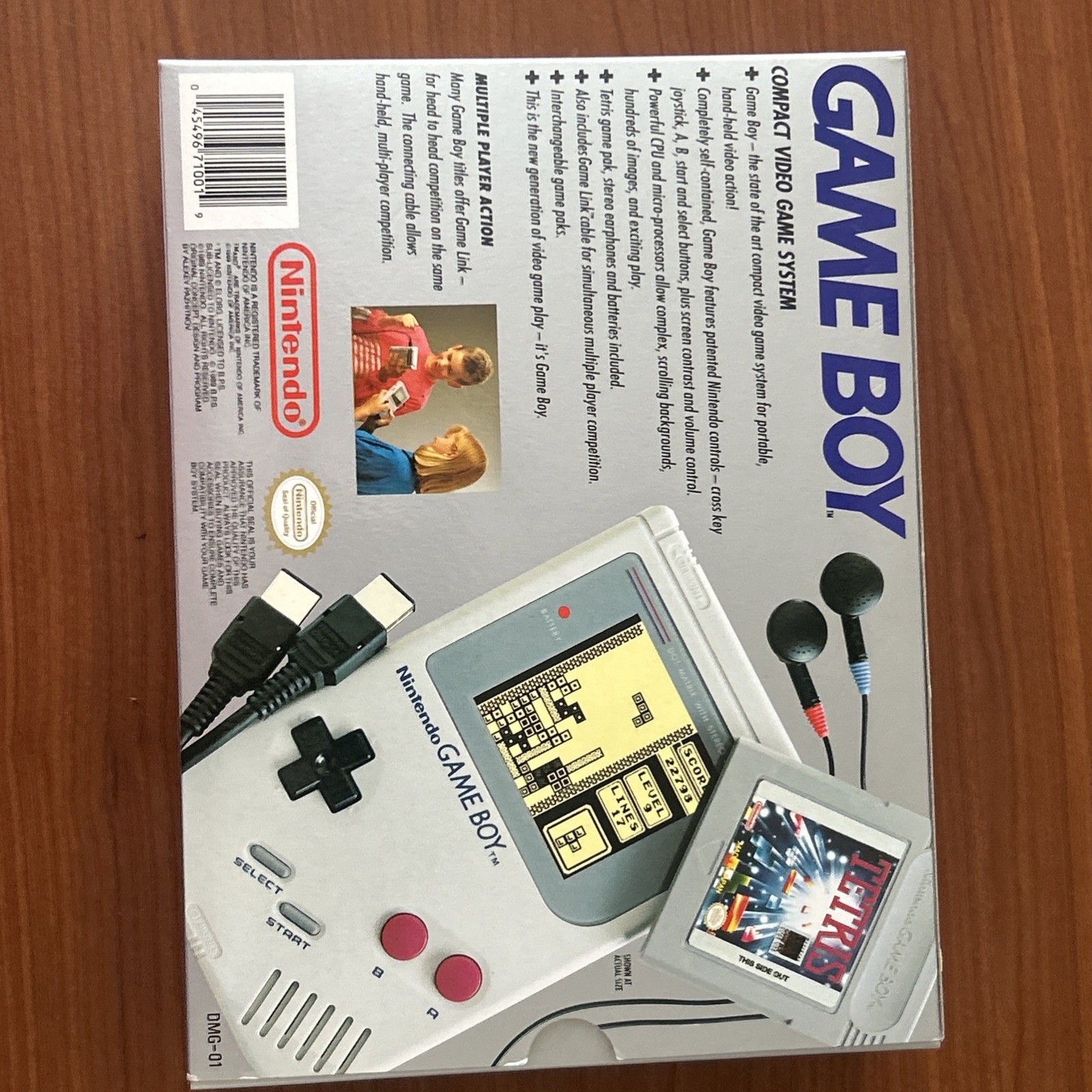 Original Nintendo Game Boy Console CIB With Tetris Gameboy For Repair