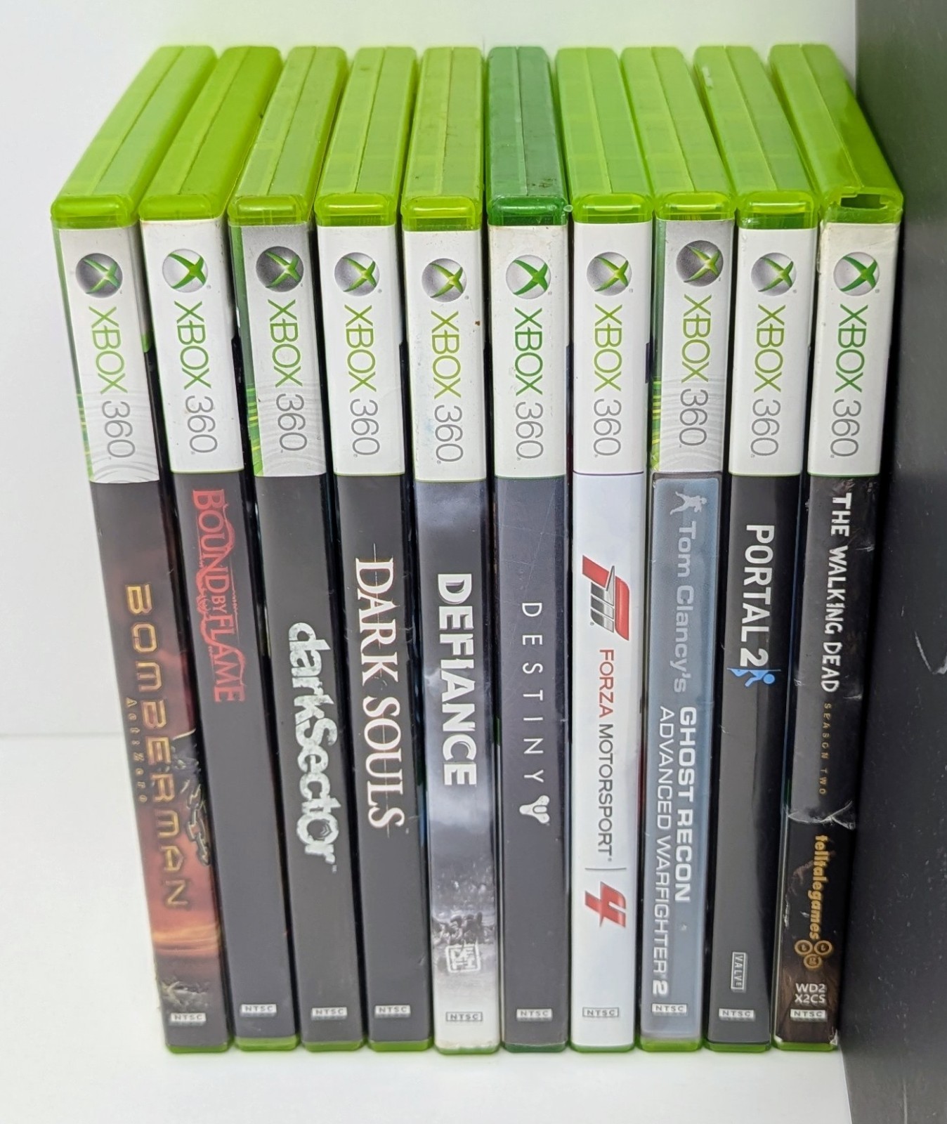 Microsoft Xbox 360 Black 4GB Console Bundle w/ 10 Games – Bomberman – Tested!