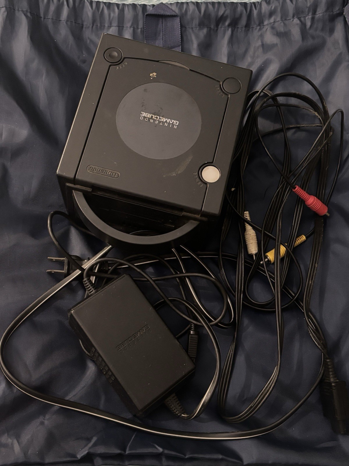 GameCube With Cords And 2 Third party Controllers. Super Smash Bros Melee CIB.