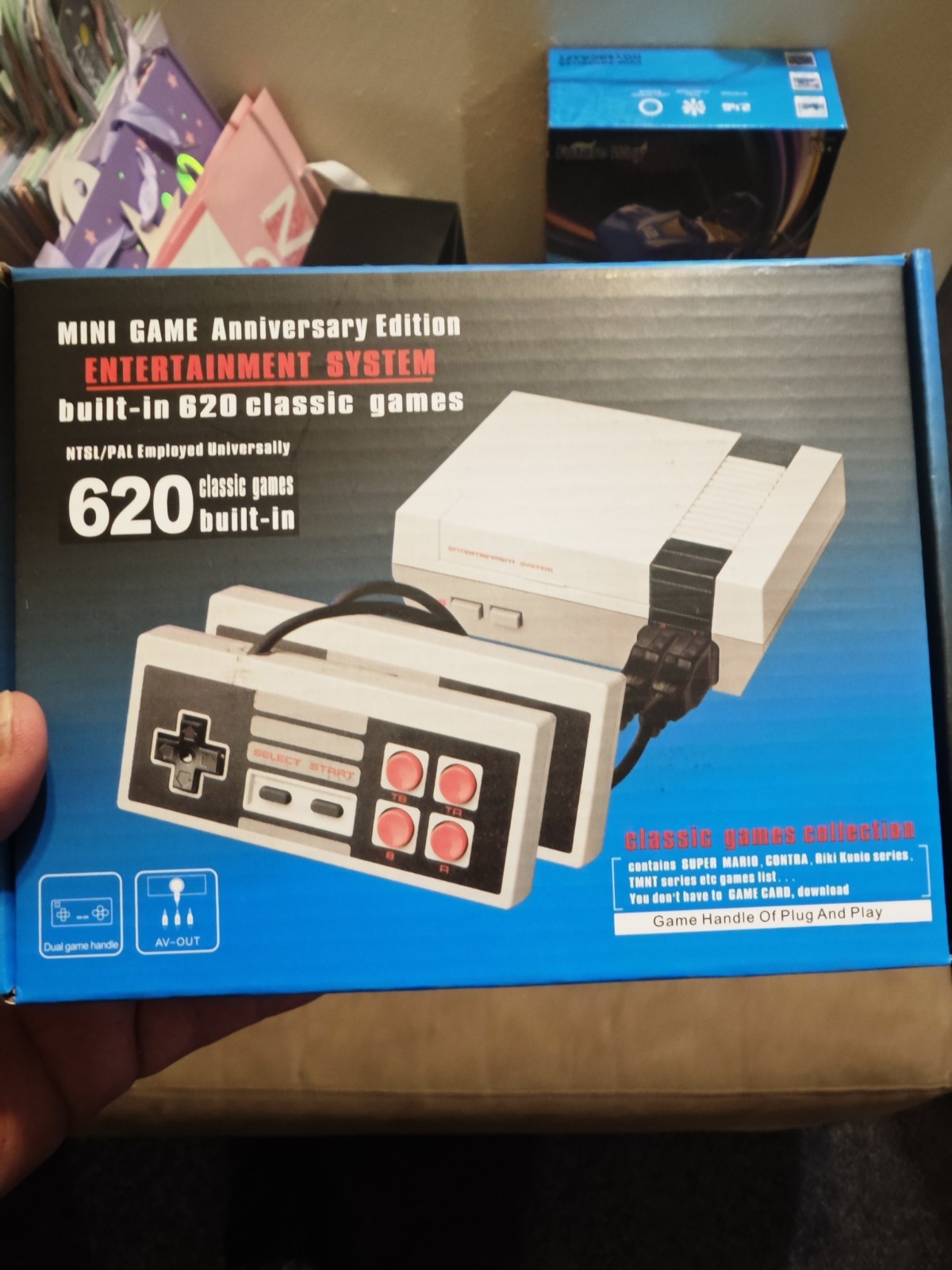 New Mini NES Nintendo Anniversary Edition 620 Games Style Console Plug & Play