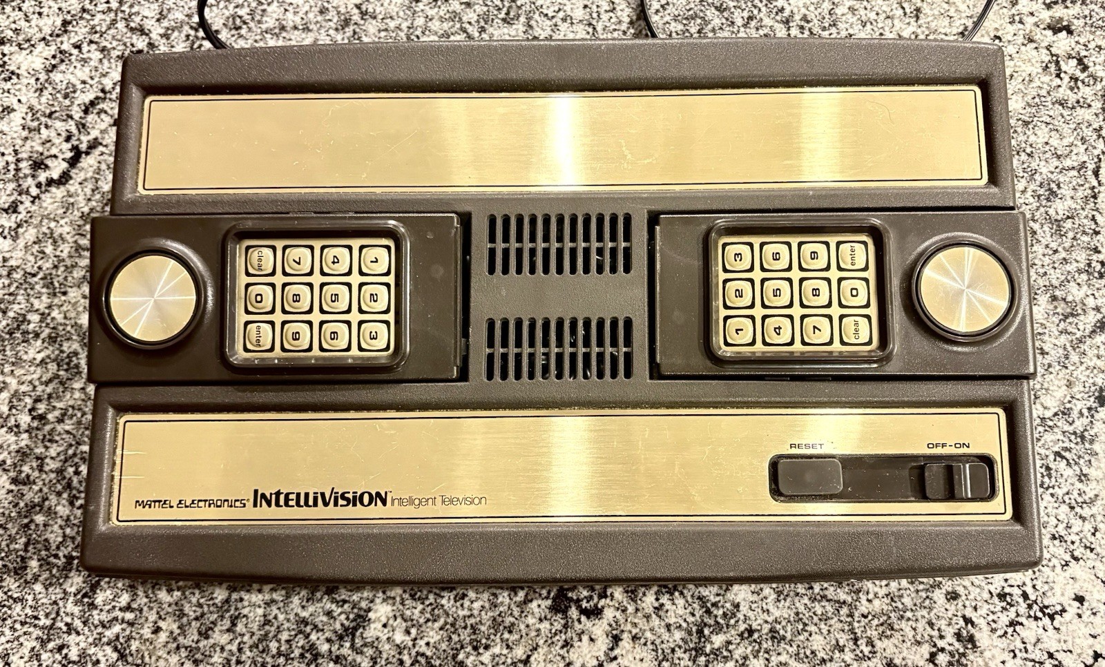 Mattel Intellivision Model 2609 Video Game Console *Untested, As-Is* For Parts