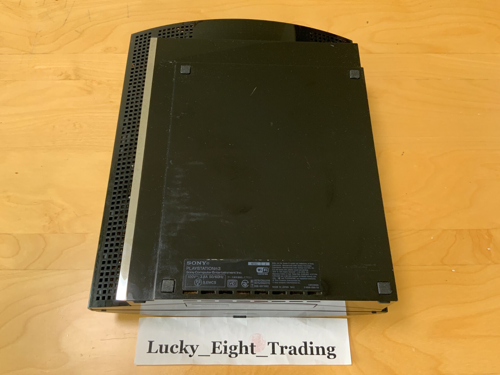 PS3 Clear Black CECHA 60GB Console only PlayStation 3 Fat [H]