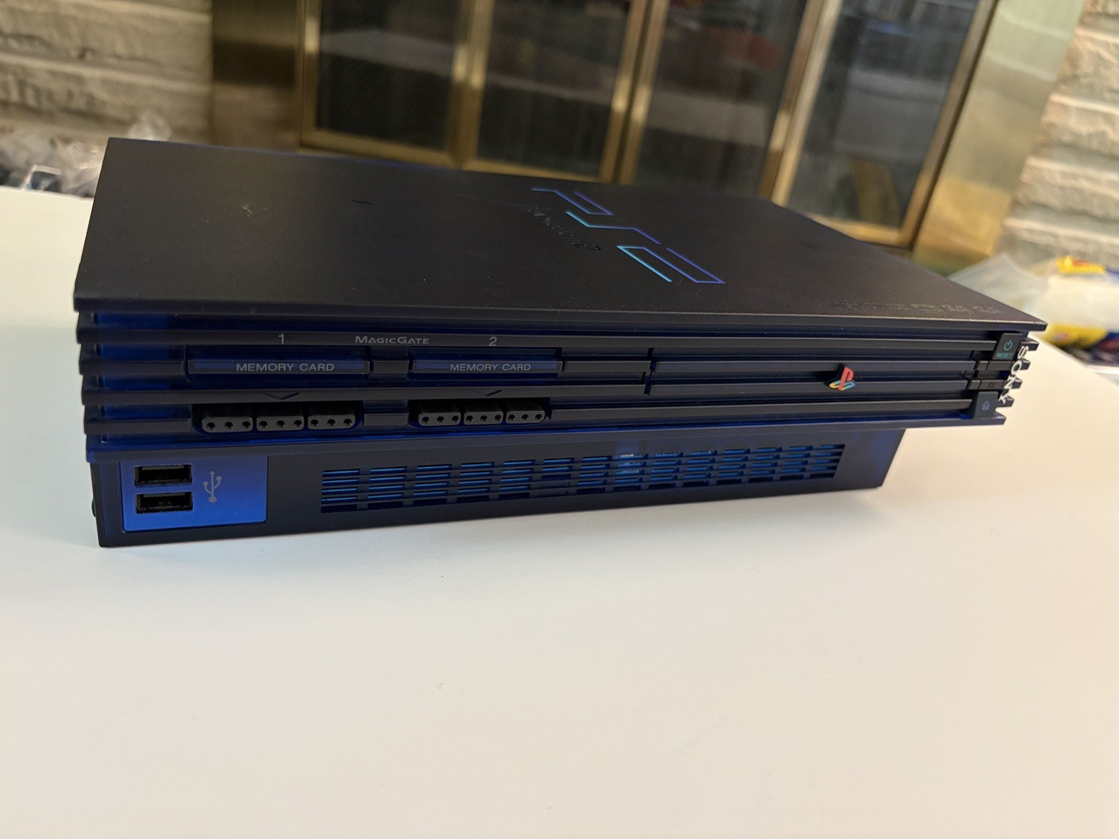 Playstation 2 Midnight Blue BB Pack Console Japan PS2 COMPLETE IN BOX