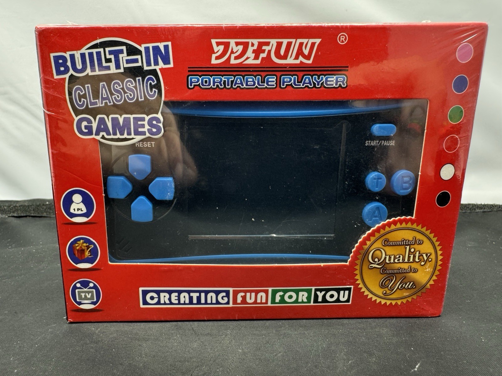 HigoKids Portable Handheld Game Console Kids 2.5” LCD Retro Arcade w/ TV Out