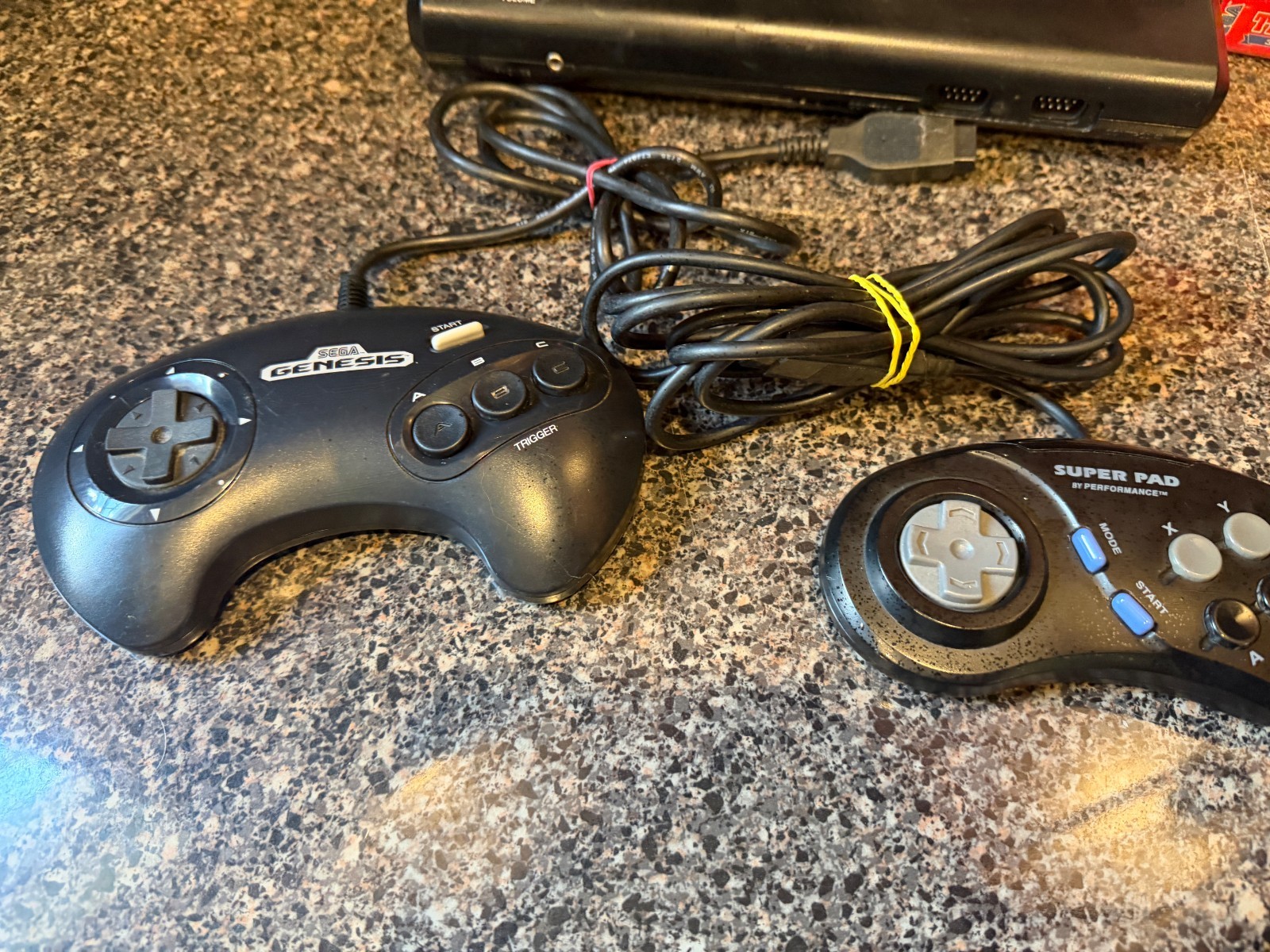 Sega Genesis Model 1 Console Bundle 2 Controller, 12 Games, & Power/Av Cables!