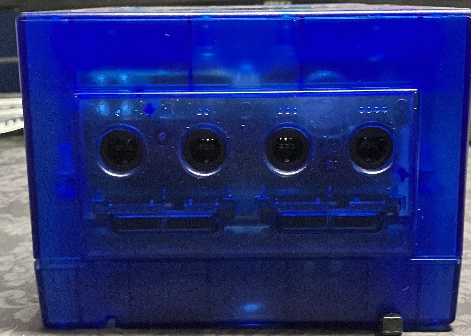 Transparent Blue GameCube